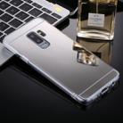 For Galaxy S9+ Acrylic + TPU Electroplating Mirror Protective Back Cover Case(Silver) - 1