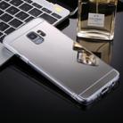 For Galaxy S9 Acrylic + TPU Electroplating Mirror Protective Back Cover Case(Silver) - 1
