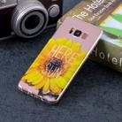 Sunflower Pattern Soft TPU Case for Galaxy S8 - 1
