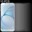 10 PCS 0.26mm 9H 2.5D Tempered Glass Film for Galaxy A8 (2016) - 1