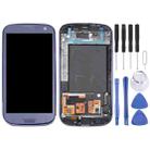 LCD Display (4.65 inch TFT) + Touch Panel with Frame for Galaxy SIII / i9300 (Pebble Blue) - 1