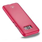 GOOSPERY JELLY CASE for Galaxy S8 TPU Glitter Powder Drop-proof Protective Back Cover Case(Magenta) - 1