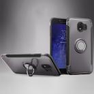 Magnetic 360 Degree Rotation Ring Armor Protective Case for Galaxy J4 (2018)(Grey) - 1
