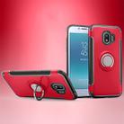 Magnetic 360 Degree Rotation Ring Armor Protective Case for Galaxy J2 Pro (2018)(Red) - 1