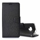 Silk Texture Horizontal Flip Leather Case for Galaxy Note 9, with Holder & Card slots & Wallet & Photo Frame(Black) - 1