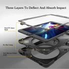 For Galaxy Tab S3 9.7 inch T820 360 Degree Rotation PC + Silicone Protective Case with Holder & Hand-strap (Black) - 8