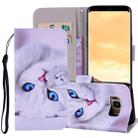 Colored Drawing Horizontal Flip Leather Case for Galaxy S8, with Holder & Card Slots & Wallet & Lanyard - 1