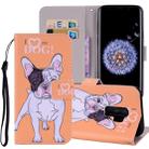 Butterfly Elephant Pattern Colored Drawing Horizontal Flip Leather Case for Galaxy S9 Plus, with Holder & Card Slots & Wallet & Lanyard - 1
