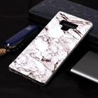 Marble Pattern Soft TPU Case For Galaxy Note9(White) - 1