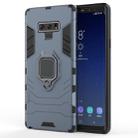 PC + TPU Shockproof Protective Case with Magnetic Ring Holder For Galaxy Note9(Navy Blue) - 1