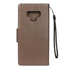 Embossed Butterfly Pattern Horizontal Flip Leather Case with Card Slot & Holder & Wallet & Lanyard For Galaxy Note9(Grey) - 3