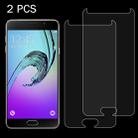 2 PCS For Galaxy A3 (2017) / A320 0.26mm 9H Surface Hardness 2.5D Explosion-proof Tempered Glass Screen Film - 1