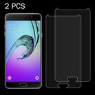2 PCS For Galaxy A7 (2017) / A720 0.26mm 9H Surface Hardness 2.5D Explosion-proof Tempered Glass Screen Film - 1