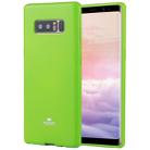 GOOSPERY PEARL JELLY Series for Galaxy Note 8 TPU Full Coverage Protective Back Cover Case (Light Green) - 1