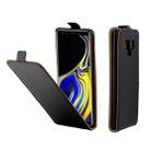 Business Style Vertical Flip TPU Leather Case for Galaxy Note9, with Card Slot(Black) - 1