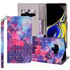 3D Color Grid Pattern Colored Drawing Horizontal Flip Leather Case for Galaxy Note9, with Holder & Card Slots & Wallet & Lanyard - 1