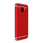 MOFI Three Stage Splicing Full Coverage PC Case for Galaxy J6 (2018) (Red) - 1