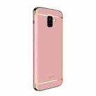 MOFI Three Stage Splicing Full Coverage PC Case for Galaxy J6 (2018) (Rose Gold) - 1