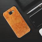 MOFI PC+TPU+PU Leather Protective Back Case for Galaxy J7 Prime 2 (Light Brown) - 1