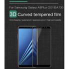 MOFI for Galaxy A8 + (2018) / A730 0.3mm 9H Surface Hardness 3D Curved Edge Tempered Glass Screen Protector - 3