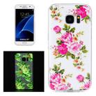 For Galaxy S7 / G930 Noctilucent&#160;Rose Flower Pattern IMD Workmanship Soft TPU Protective Case - 1