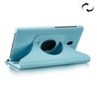 Litchi Texture Horizontal Flip 360 Degrees Rotation Leather Case for Galaxy Tab A 10.5 T590/T595/T597 , with Holder (Sky Blue) - 1