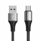 JOYROOM S-1030N1 N1 Series 1m 3A USB to Micro USB Data Sync Charge Cable(Black) - 1