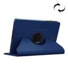 Litchi Texture Horizontal Flip 360 Degrees Rotation Leather Case for Galaxy Tab S4 10.5 T830 / T835, with Holder (Dark Blue) - 1