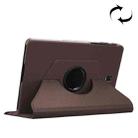 Litchi Texture Horizontal Flip 360 Degrees Rotation Leather Case for Galaxy Tab S4 10.5 T830 / T835, with Holder (Brown) - 1