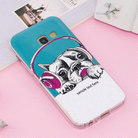 For Galaxy A3 (2017) Noctilucent IMD Dog Pattern Soft TPU Back Case Protector Cover - 1