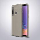 Litchi Texture TPU Shockproof Case for Galaxy A9 (2018) / A9s (Grey) - 1
