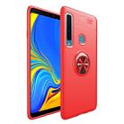 lenuo Shockproof TPU Case for Samsung Galaxy A9 (2018), with Invisible Holder (Red) - 1