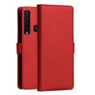 DZGOGO MILO Series PC + PU Horizontal Flip Leather Case for Samsung Galaxy A9 (2018), with Holder & Card Slot & Wallet(Red) - 1