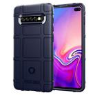 Shockproof Protector Cover Full Coverage Silicone Case for Galaxy S10+(Blue) - 1