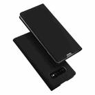 DUX DUCIS PU + TPU Horizontal Flip Leather Case for Galaxy S10, with Holder & Card Slots(Black) - 1