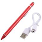 1.5-2.3mm Rechargeable Capacitive Touch Screen Active Stylus Pen(Red) - 4
