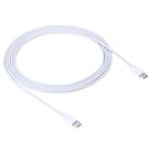 2m 2A USB-C / Type-C 3.1 Male to USB-C / Type-C 3.1  Male Adapter Cable(White) - 1