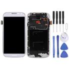 LCD Display (TFT) + Touch Panel with Frame for Galaxy S IV / i9500 / i9505(White) - 1