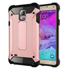 For Galaxy Note 4 / N910 Tough Armor TPU + PC Combination Case(Rose Gold) - 1