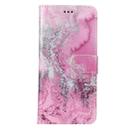 For Galaxy S9 Pink Seawater Pattern Horizontal Flip Leather Case with Holder & Card Slots & Wallet - 2
