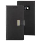 GOOSPERY RICH DIARY for Galaxy S10e PU + TPU Crazy Horse Texture Horizontal Flip Leather Case with Card Slots & Wallet(Black) - 1