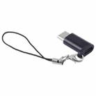 Mini Portable USB to Type-C & USB-C Converter Adapter with OTG(Black) - 1