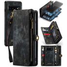 For Samsung Galaxy S10+ CaseMe-008 Detachable Multifunctional Flip Leather Phone Case(Black) - 1