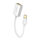 UGREEN 13cm USB 2.0 Female to USB-C / Type-C Male OTG Converter Adapter Cable (White) - 1