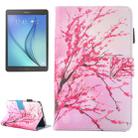 For Galaxy Tab A 7.0 (2016) / T280 Peach Blossom Pattern Horizontal Flip Leather Case with Holder & Card Slots & Pen Slot - 1