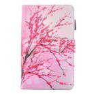 For Galaxy Tab A 7.0 (2016) / T280 Peach Blossom Pattern Horizontal Flip Leather Case with Holder & Card Slots & Pen Slot - 2
