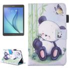 For Galaxy Tab A 7.0 (2016) / T280 Lovely Cartoon Panda Pattern Horizontal Flip Leather Case with Holder & Card Slots & Pen Slot - 1