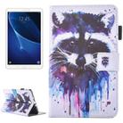 For Galaxy Tab A 10.1 (2016) / T580 Lovely Cartoon Raccoon Pattern Horizontal Flip Leather Case with Holder & Card Slots & Pen Slot - 1