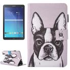 For Galaxy Tab E 9.6 / T560 Lovely Cartoon Bulldog Pattern Horizontal Flip Leather Case with Holder & Card Slots & Pen Slot - 1