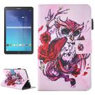 For Galaxy Tab E 9.6 / T560 Lovely Cartoon Butterfly Owl Pattern Horizontal Flip Leather Case with Holder & Card Slots & Pen Slot - 1